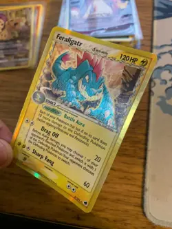 LP! Feraligatr (2/101) EX Dragon Frontiers Delta Species Holo Pokemon Card! - Image 4