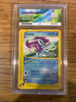 ACE 10! POP 2! Suicune # 53 WOTC Black Star Promo Pokemon 4EVER Pokemon Card! - Image 3