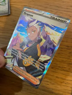 NM! Drayton (232/191) Surging Sparks Full Art Ultra Rare Pokemon Card! FAST P&P! - Image 4