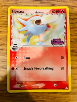 NM! Horsea (66/110) EX Holon Phantoms Stamped Reverse Holo Pokemon Card! - Image 1