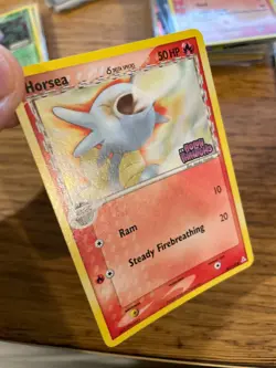 NM! Horsea (66/110) EX Holon Phantoms Stamped Reverse Holo Pokemon Card! - Image 3