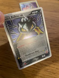 NM! Rocket's Raikou ex (108/107) EX Deoxys Secret Rare Holo Pokemon Card! - Image 5
