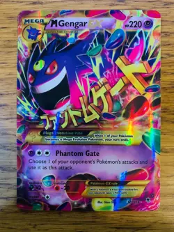 LP! Mega M Gengar EX (121/119) EX Phantom Forces Holo Pokemon Card! FAST P&P! - Image 1
