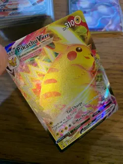 NM! Pikachu VMAX SWSH286 Sword & Shield Full Art Black Star Promo Pokemon Card! - Image 3