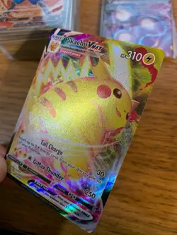 NM! Pikachu VMAX SWSH286 Sword & Shield Full Art Black Star Promo Pokemon Card! - Image 4