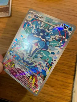 NEAR MINT! Palafin (200/197) Obsidian Flames Illustration Rare Pokemon Card! - Image 4