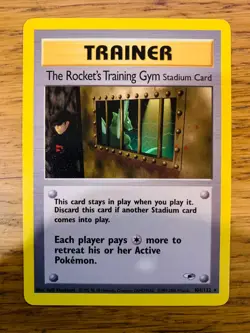 The Rocket's Training Gym (104/132) Rare Gym Heroes Set Pokemon Card! FREE P&P! - Image 2
