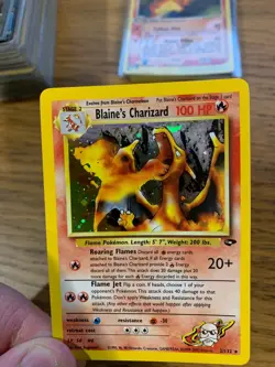 Blaine's Charizard (2/132) Holo Gym Challenge Pokemon Card! FREE P&P! - Image 4
