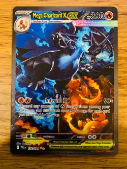 NM! Mega Charizard X ex (125/094) Phantasmal Flames SIR Pokemon Card! FAST P&P! - Image 1