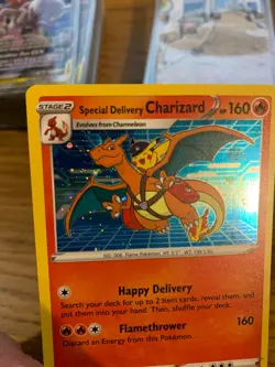 NM! Special Delivery Charizard SWSH075 Black Star Promo Pokemon Card! - Image 3