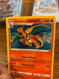 NM! Special Delivery Charizard SWSH075 Black Star Promo Pokemon Card! - Image 4