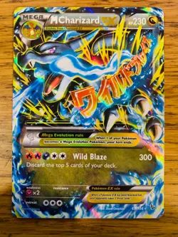 NM! M Charizard ex (69/106) XY Flashfire Holo Mega Pokemon Card! - Image 1