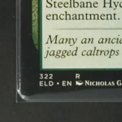 2019 MAGIC: THE GATHERING THRONE OF ELDRAINE #322 STEELBANE HYDRA - Image 4