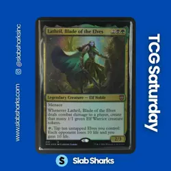 2021 MAGIC: THE GATHERING KALDHEIM COMMANDER #001 LATHRIL BLADE OF ELVES - Image 1