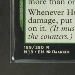 2018 MAGIC: THE GATHERING CORE SET 2019 #189/280 HUNGERING HYDRA - Image 4