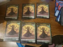 6x Spirit Warrior Token Khans of Tarkir MTG Magic The Gathering Card Vintage Set - Image 1