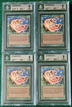 Arabian Nights - Lot Of 4 x Metamorphosis - MTG - BGS Graded 9. Mint. - Image 1