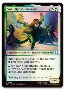 Suki, Kyoshi Warrior #243 (Foil) (NM) TLA Magic MTG - Image 1