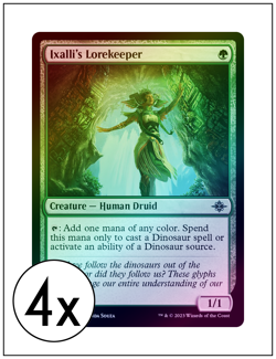 4x Ixalli's Lorekeeper, Foil, Magic the Gathering, MTG NM - Image 1