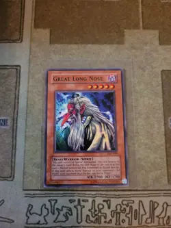 YUGIOH TCG GREAT LONG NOSE LOD-068 COMMON 1ST EDITION NM 1996 - Image 1