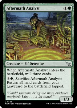 MTG - Aftermath Analyst - MKM 0148 - Murders at Karlov Manor Magic the Gathering - Image 1