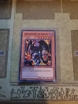 YUGIOH ARCHFIEND OF GILFER CT07-EN014 SUPER LIMITED EDITION NM - Image 1