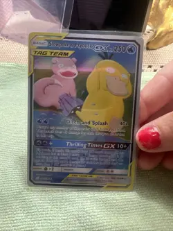 Pokemon Slowpoke & Psyduck GX TAG TEAM Super Rare Holo 218/236 Near Mint - Image 1