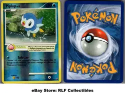 2008 Pokemon, D&P Majestic Dawn, #72/100 Piplup Lv. 8, Reverse Holo Common - Image 1