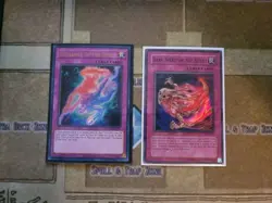 YUGIOH EXCHANGE OF THE SPIRIT NM + DARK SPIRIT OF THE SILENT LON UNLIMITED LP - Image 1