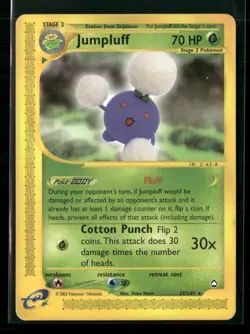 Jumpluff 17 Rare Aquapolis Pokemon Lightly Played - Image 1