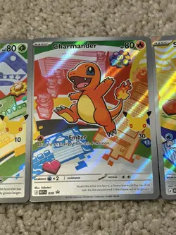 Pokemon TCG First Partner Illustration Collection Series 1 Kanto GEN 1 Starters - Image 2