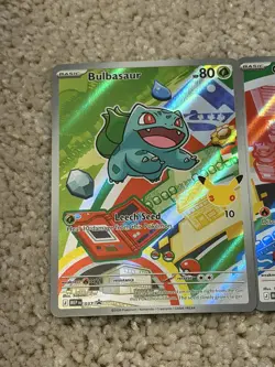 Pokemon TCG First Partner Illustration Collection Series 1 Kanto GEN 1 Starters - Image 3