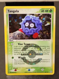 Pokemon Tangela EX FireRed & LeafGreen 30/112 Reverse Holo Pokeball Card Tcg Rar - Image 1
