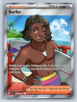 SURFER 235/191 ULTRA RARE SURGING SPARKS POKEMON NM - Image 1