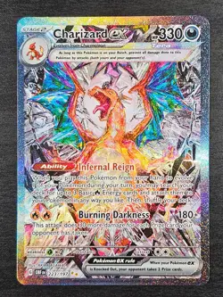 Charizard ex 223/197 - Pokemon Obsidian Flames Special Illustration - LP - Image 1