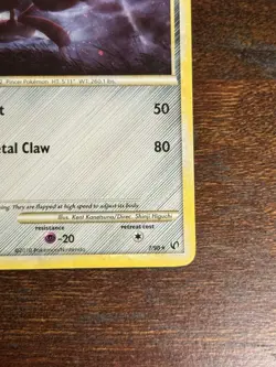 Pokemon TCG Scizor 7/90 Holo Rare HGSS Undaunted 2010 - PERFECT SWIRL - Image 4