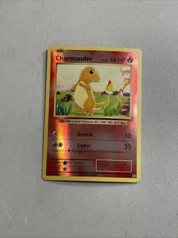 Pokemon TCG 2016 Trading Card -- XY Evolutions Charmander 9/108 Rev Holo Foil - Image 1