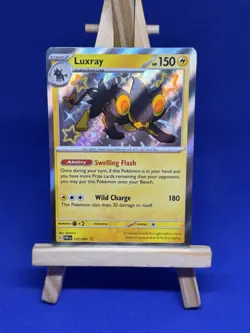 Pokemon Luxray TCG Card 137/091 Paldean Fates Baby Shiny Rare (NM) - Image 1