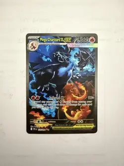 Mega Charizard X EX SIR 125/094 Phantasmal Flames English Pokemon TCG - Image 1