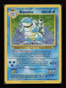 Blastoise 003/034 holo TCG Classic Blastoise Pokemon Near Mint - Image 1
