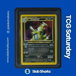 2001 POKEMON NEO DISCOVERY #12/75 TYRANITAR HOLO RARE - Image 1