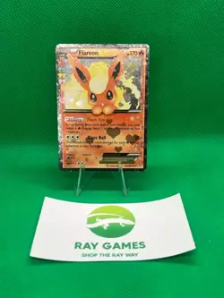 Pokemon TCG Flareon EX RC6/RC32 Generations Radiant Collection Holo MP - Image 1
