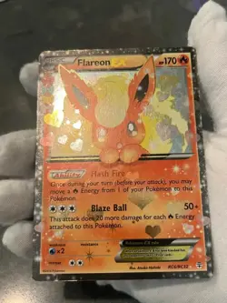 Pokemon TCG Flareon EX RC6/RC32 Generations Radiant Collection Holo MP - Image 4