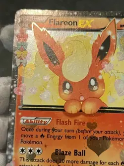Pokemon TCG Flareon EX RC6/RC32 Generations Radiant Collection Holo MP - Image 5