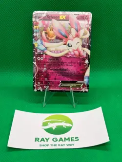 Pokemon TCG Sylveon EX RC21/RC32 Generations Radiant Collection Holo LP - Image 1