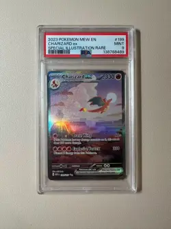 2023 Pokemon MEW 151 EN 199/165 Charizard ex SIR Alt Art PSA 9!!! - Image 1