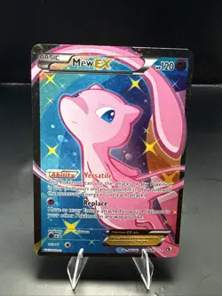 Pokemon Mew EX Full Art Ultra Rare Holo RC24/RC25 Legendary Treasures LP - Image 3