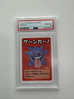 2019 POKEMON OLD MAID GENGAR PSA 10 - Image 1