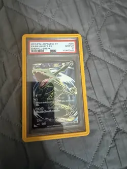 Pokemon Rayquaza EX PSA 10 Emerald Break Japanese 2015 - Image 1