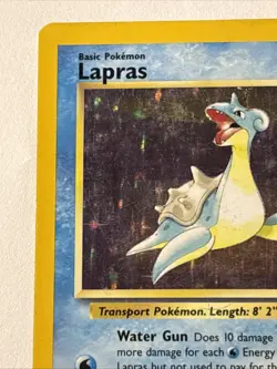 Lapras 10/62 Fossil Holo Pokemon TCG MP Vintage! Awesome Card 🔥 - Image 2
